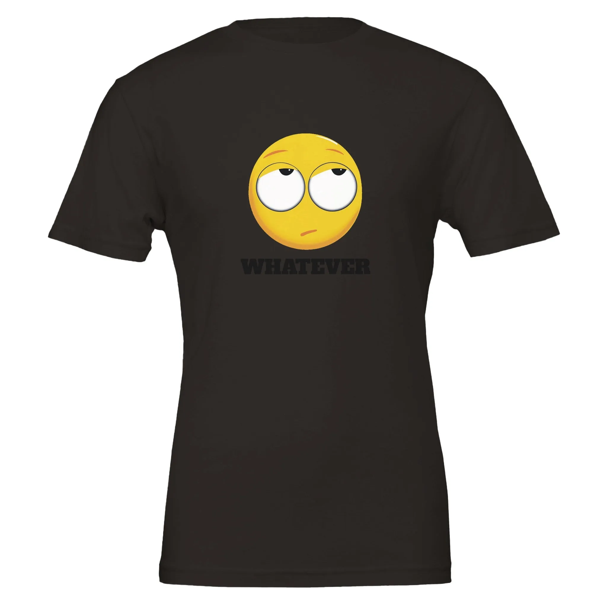 Sjove Emoji T-shirts - Whatever Emoji T.shirt - Premium Unisex T-shirt