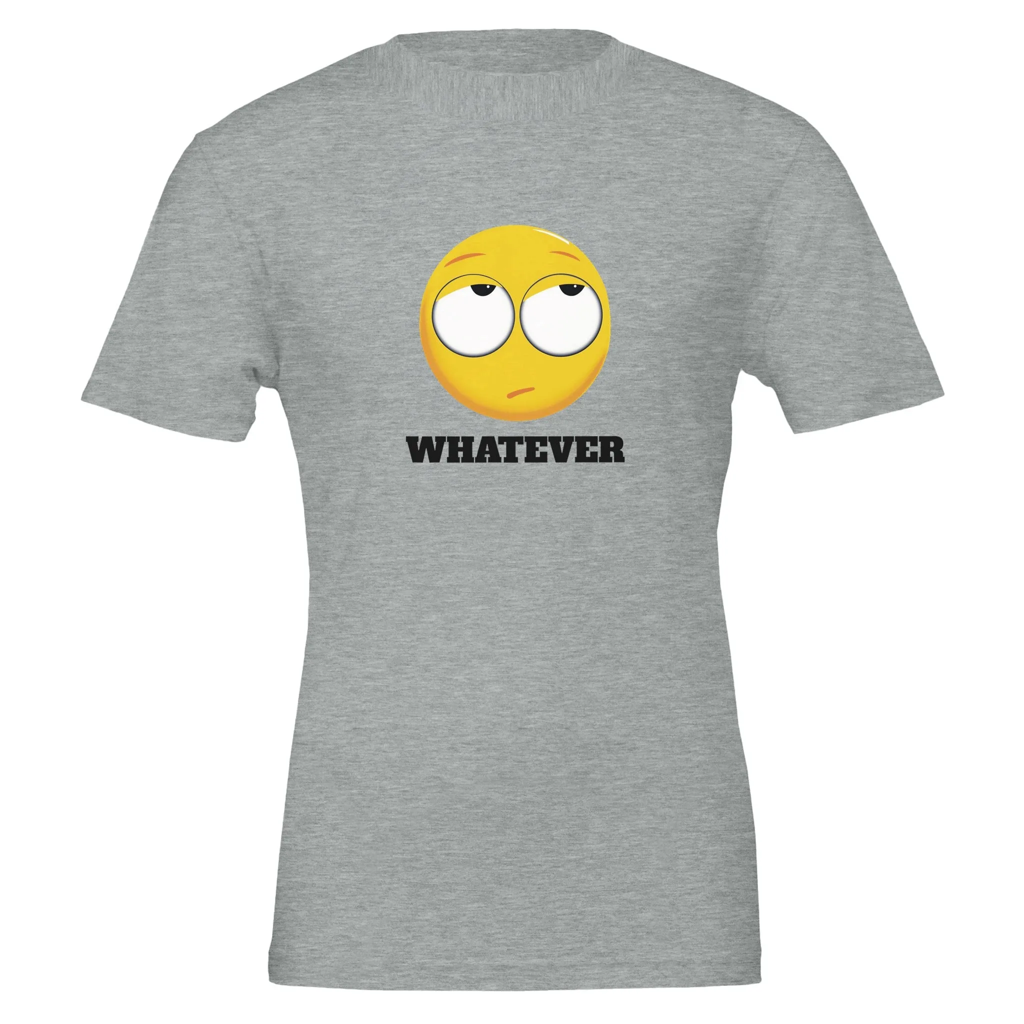 Sjove Emoji T-shirts - Whatever Emoji T.shirt - Premium Unisex T-shirt