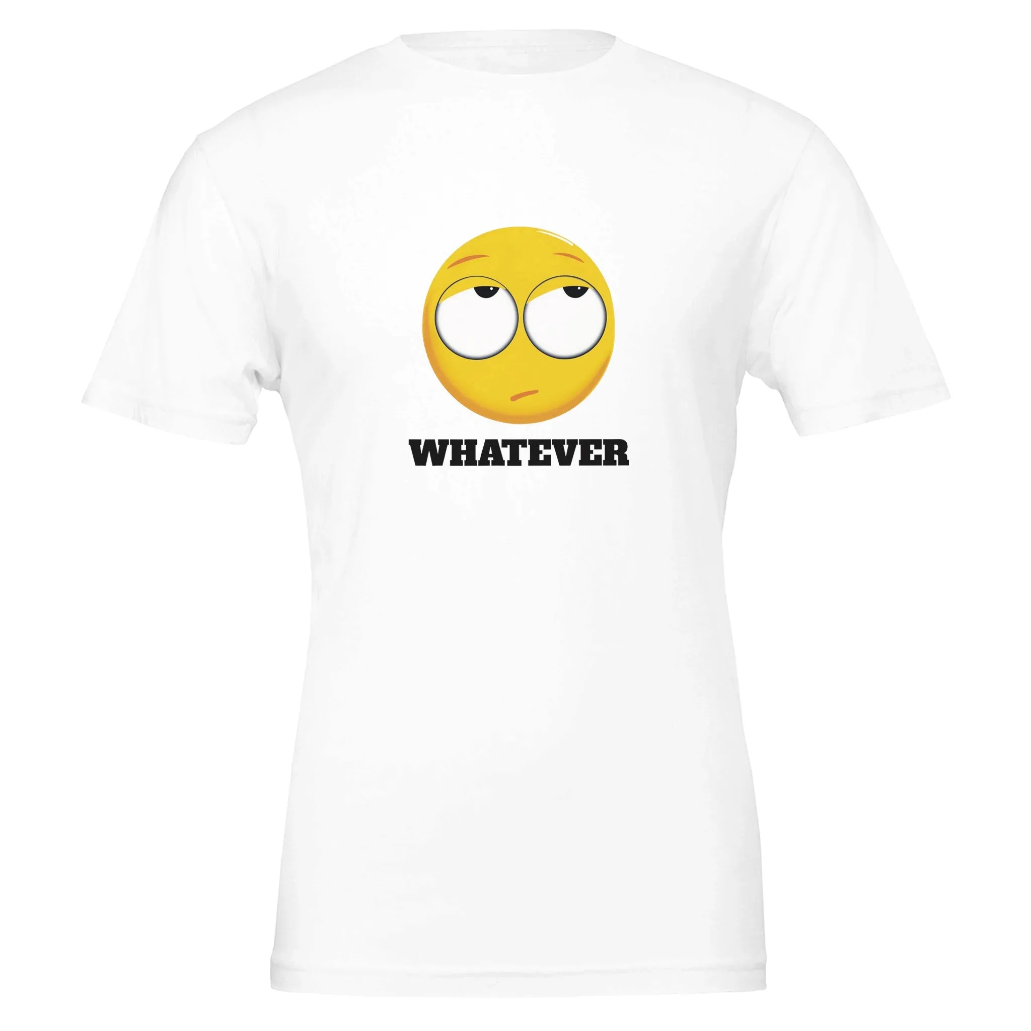 Sjove Emoji T-shirts - Whatever Emoji T.shirt - Premium Unisex T-shirt