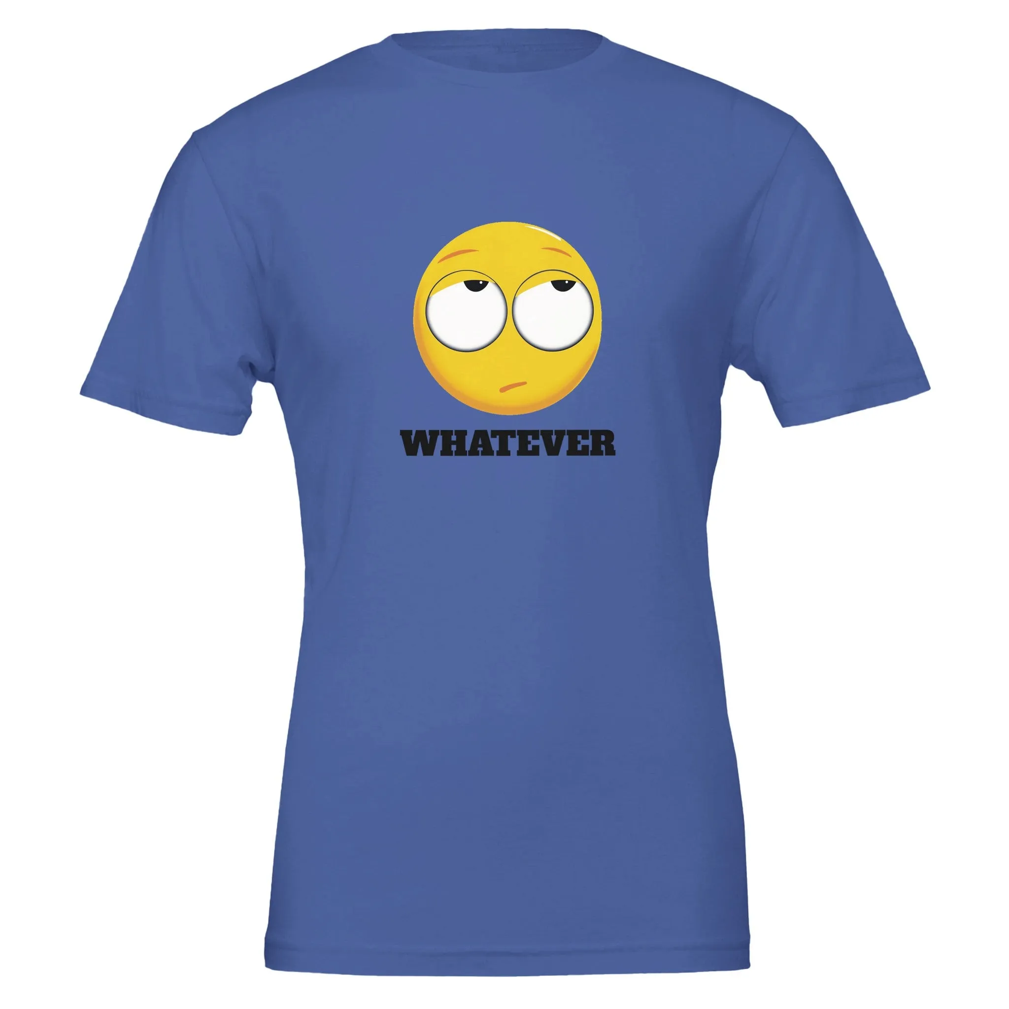 Sjove Emoji T-shirts - Whatever Emoji T.shirt - Premium Unisex T-shirt