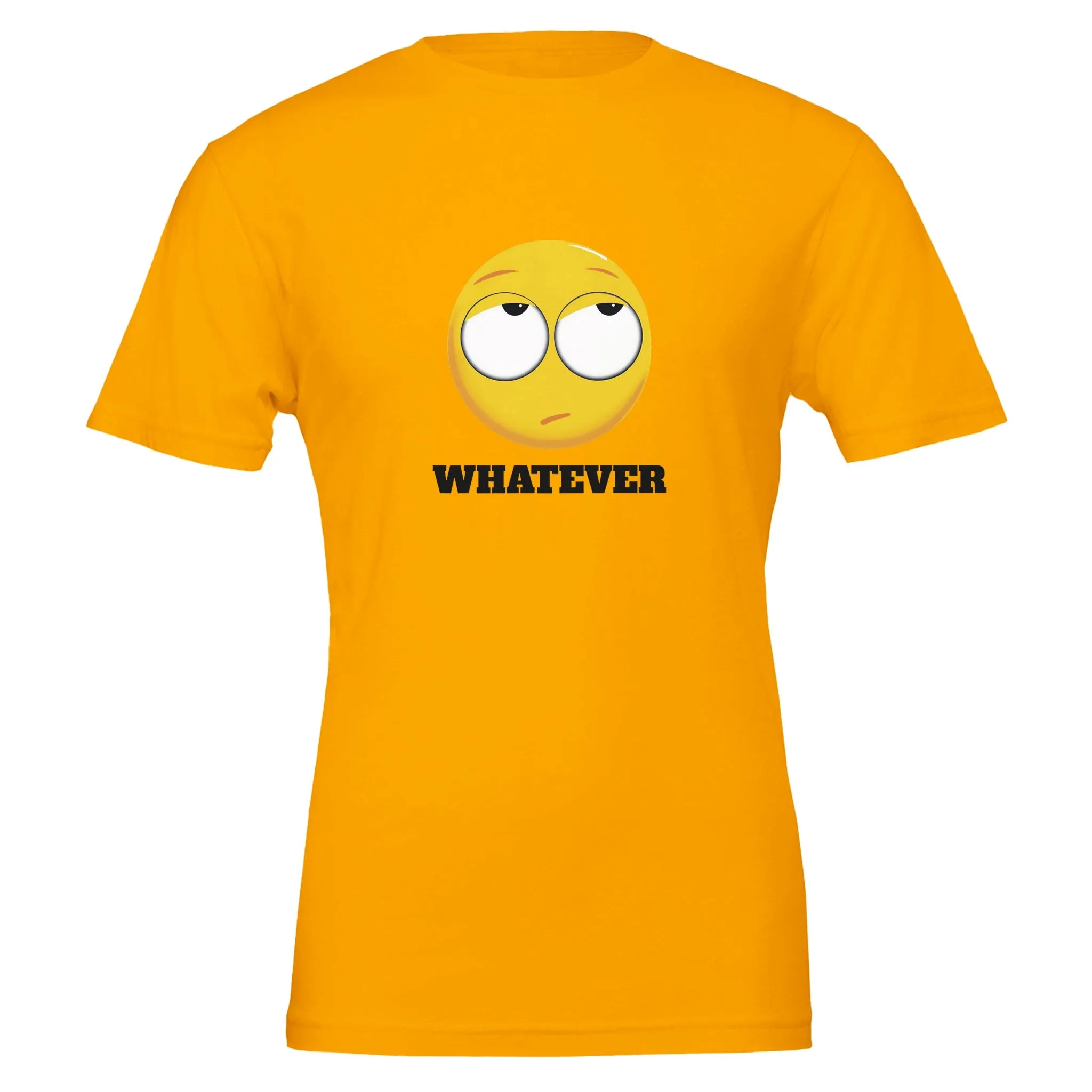 Sjove Emoji T-shirts - Whatever Emoji T.shirt - Premium Unisex T-shirt