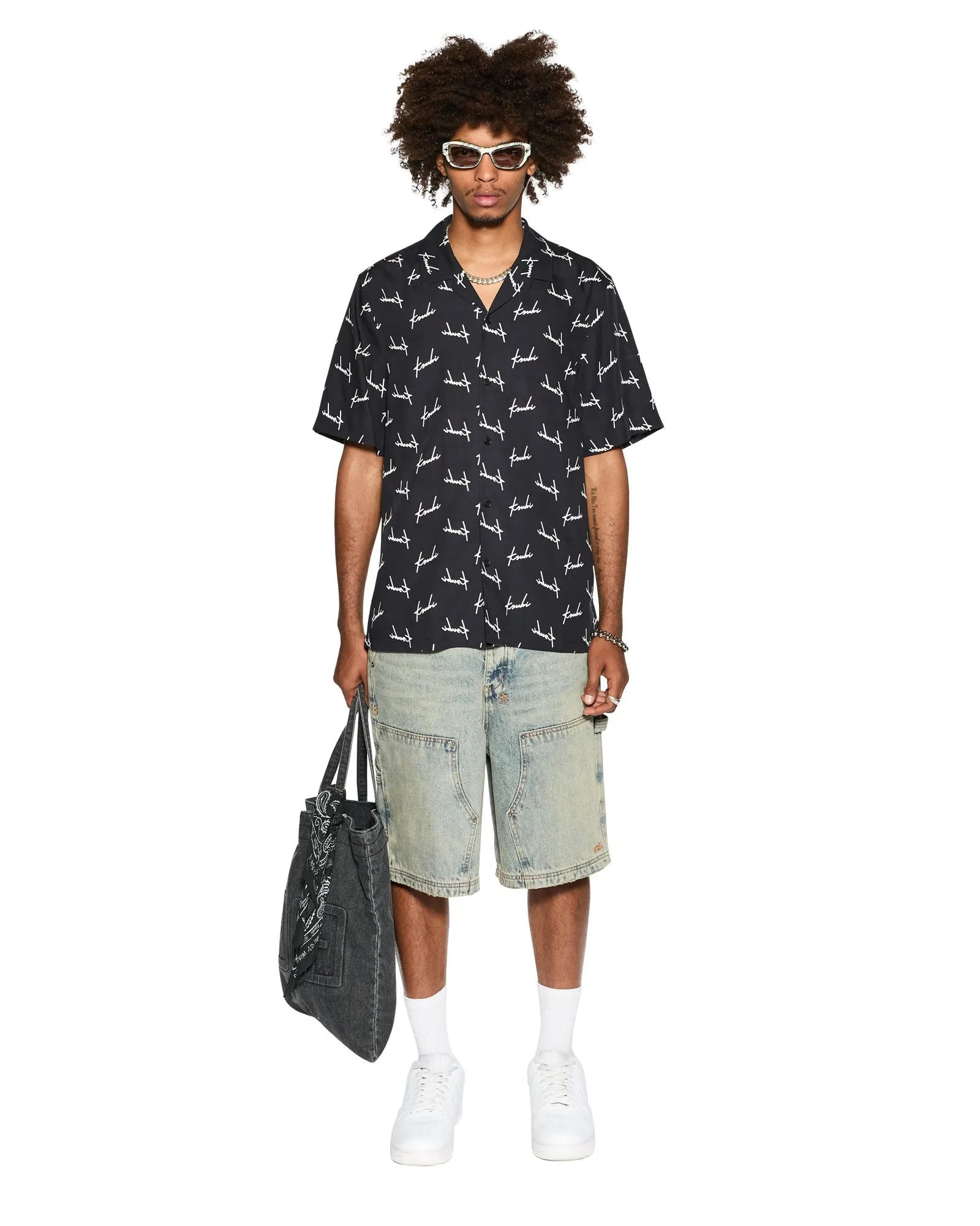 SKRIPT RESORT SS SHIRT BLACK