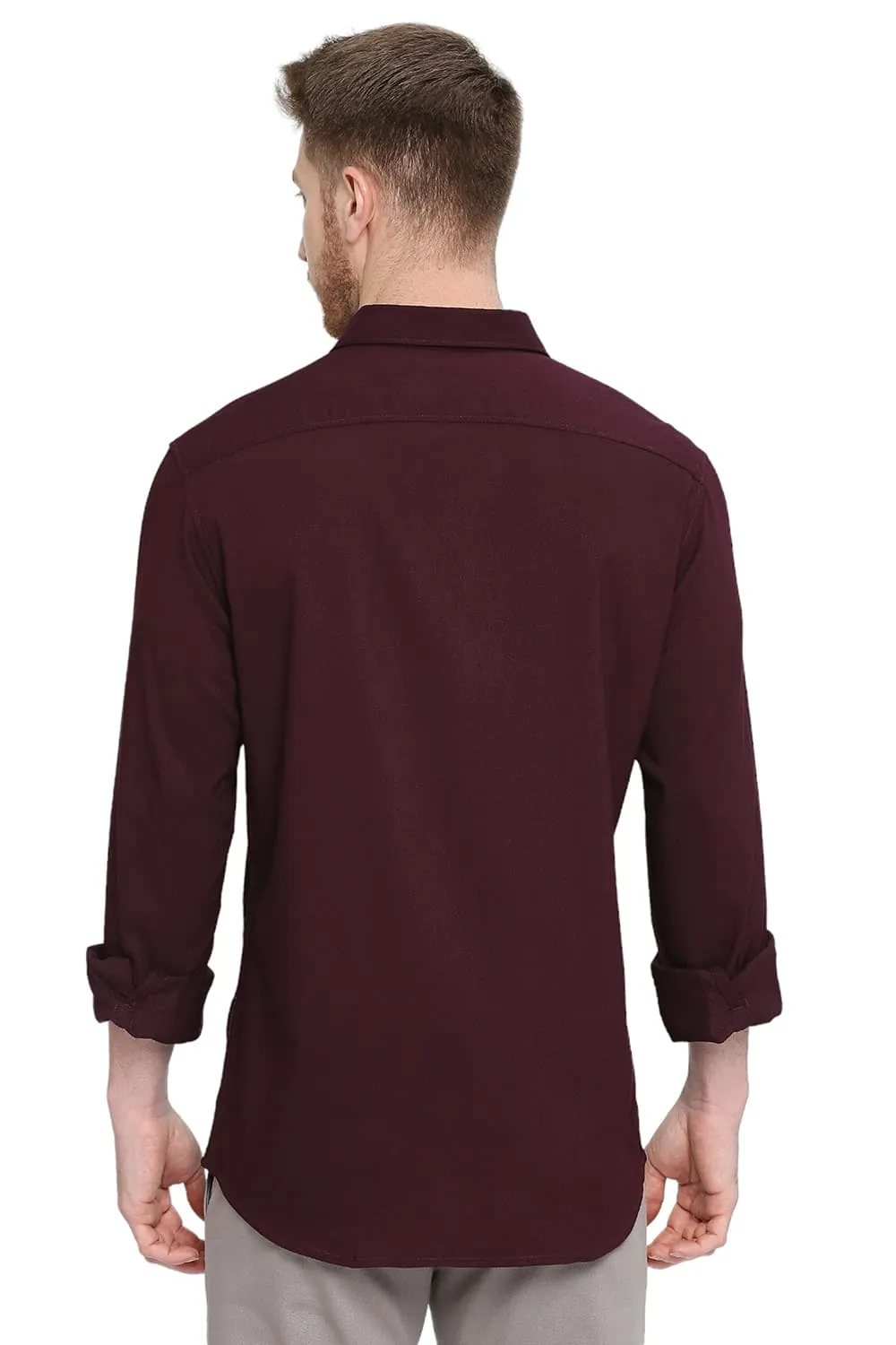 Slim Fit Tencel Polyester Stretch Dobby Shirt