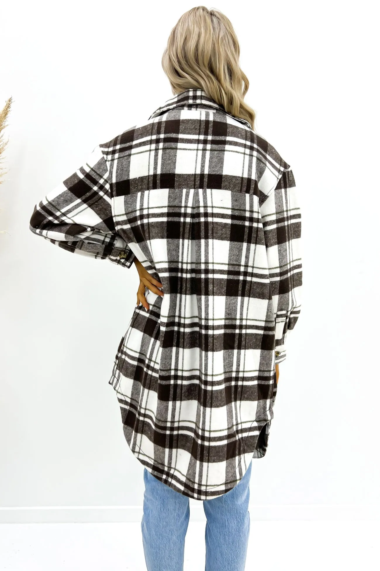 Sloane Check Shacket Multicoloured