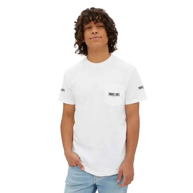 snake Unisex Garment-Dyed Pocket T-Shirt with Ring-Spun Cotton