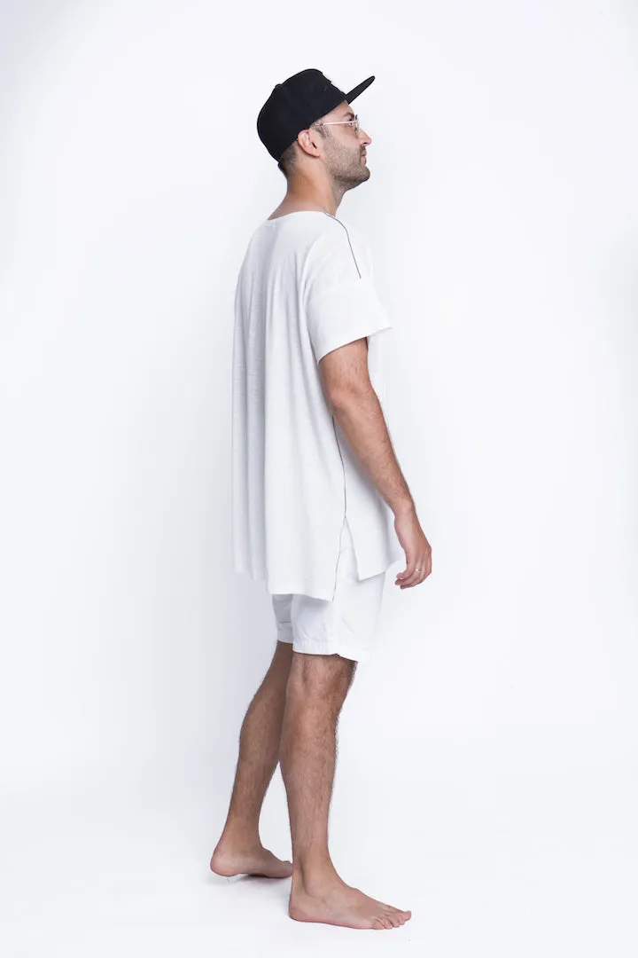 Sofa Killer white summer t-shirt with application SK