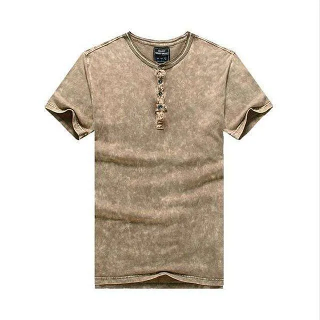 Solid Neutral Men's Top