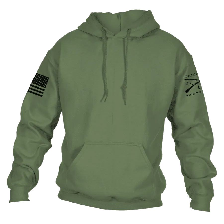 Standard Issue Core Basic Hoodie 2 Pack - Black & Military Green