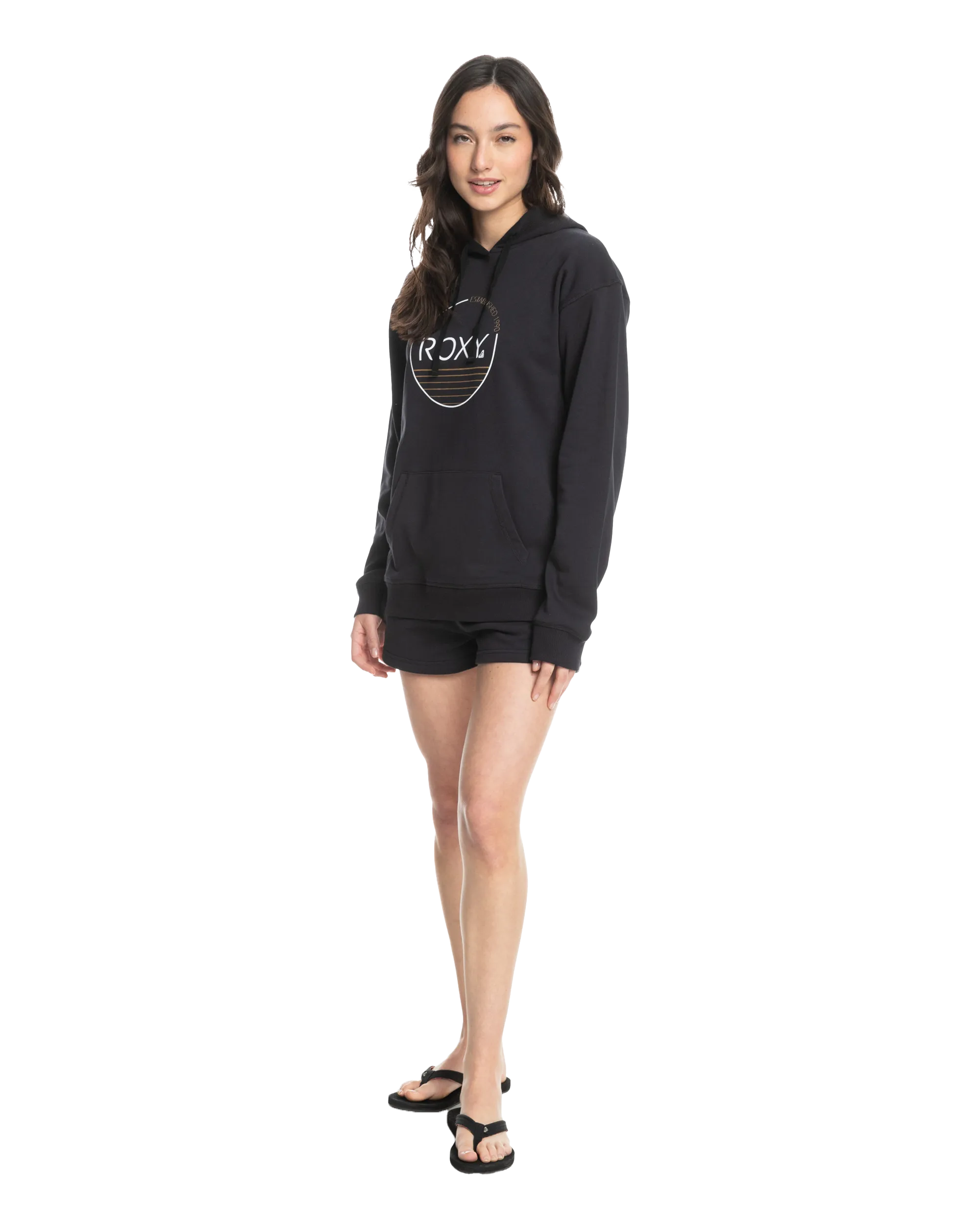 Surf Stoked Hoodie in Anthracite