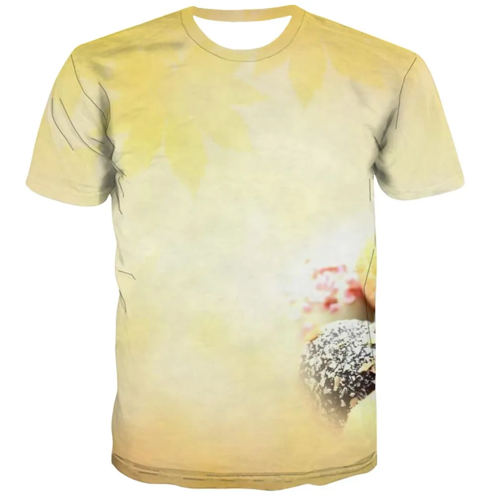 Sweet T shirts Men Gourmet T shirts Funny Icecream Tshirts Novelty Colourful T-shirts Graphic