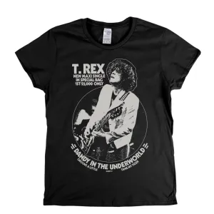 T Rex Dandy In The Underworld Poster Womens T-Shirt