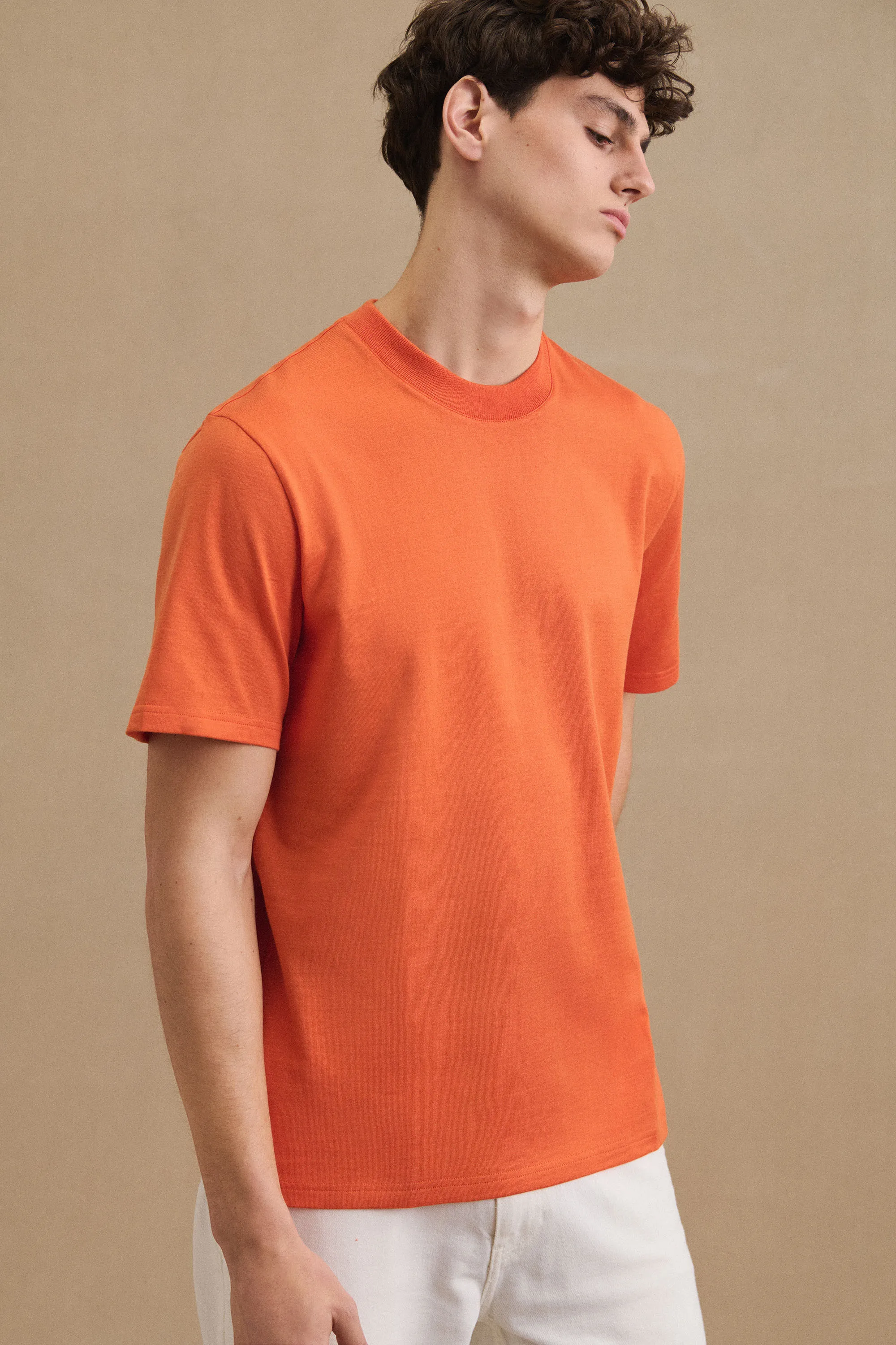 T-shirt Andy orange pastel