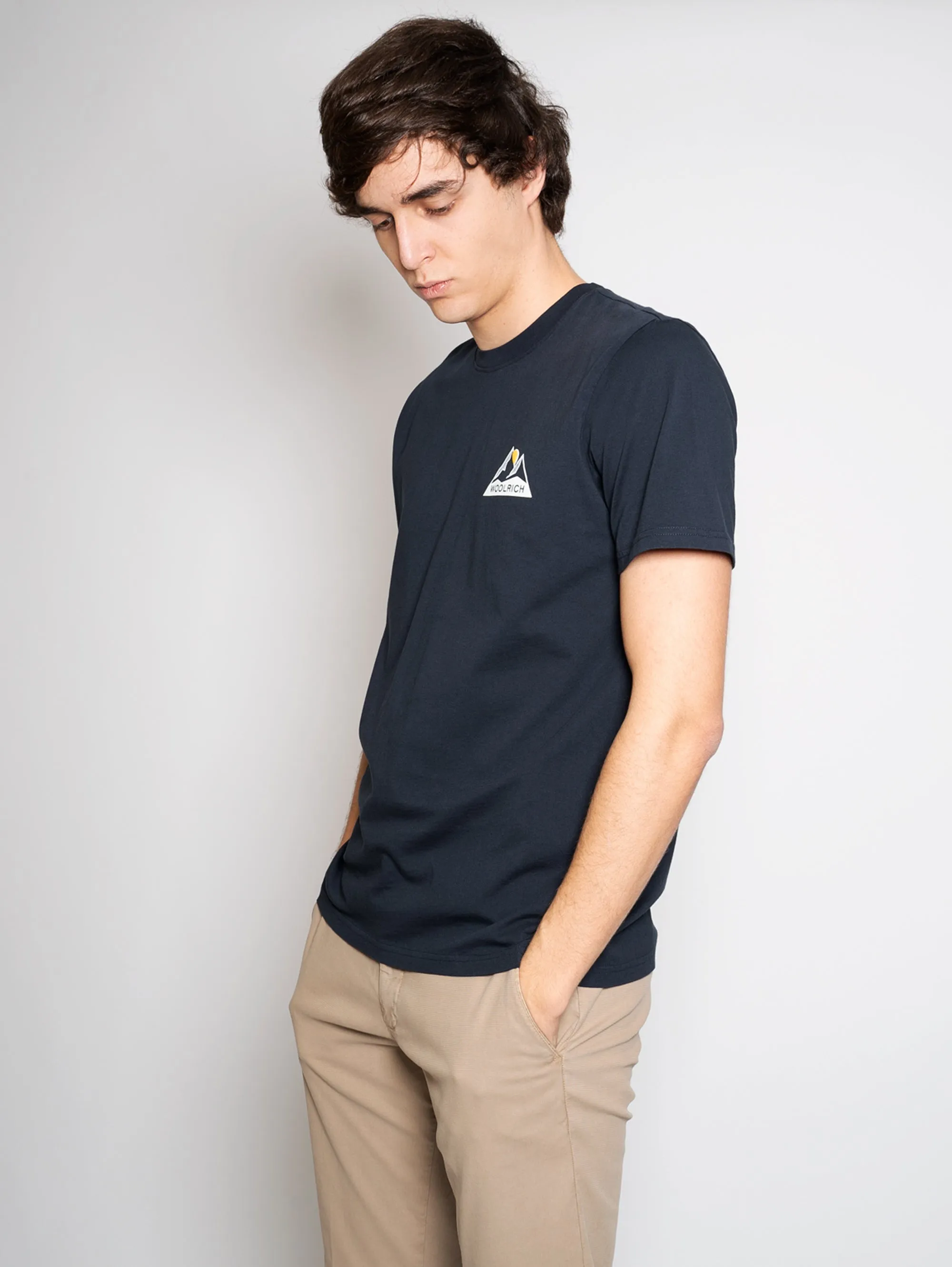 T-shirt con Logo Blu