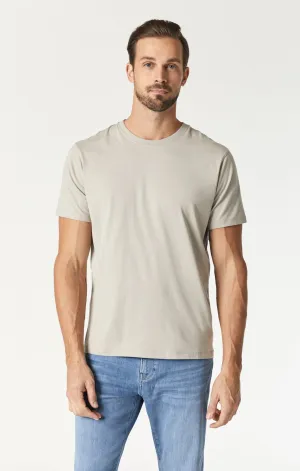 T-SHIRT IN SILVER LINING NATURAL DYE