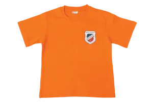 T-Shirt Plain - Orange Printed - Star College Gr RR-B