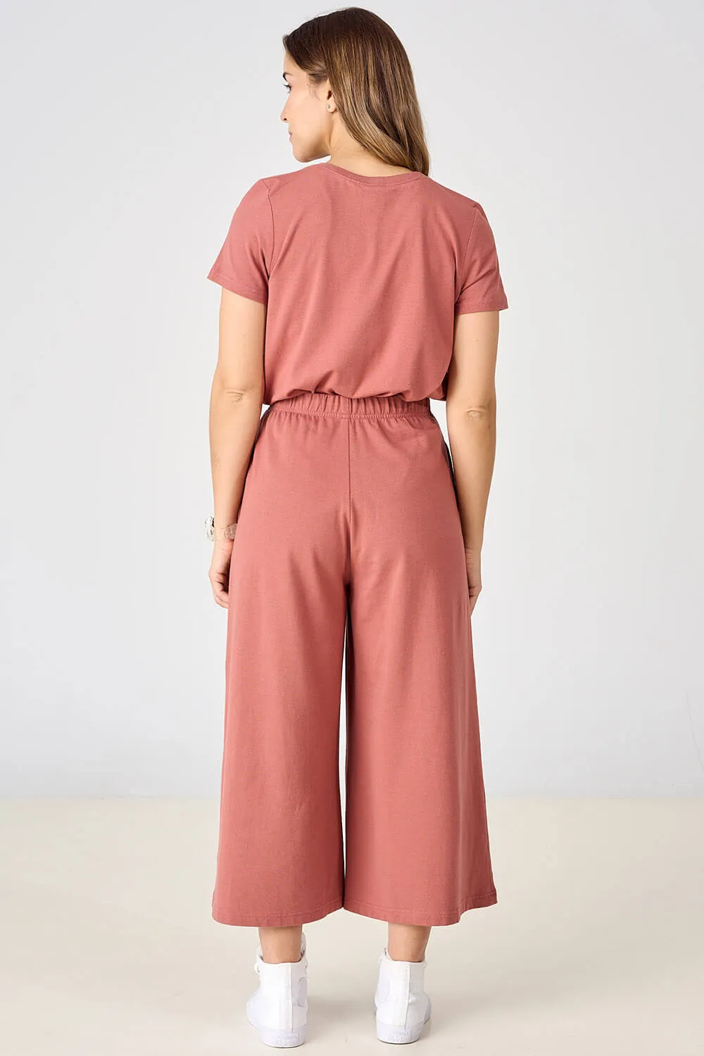 Tencel Cropped Capri Gaucho Pants