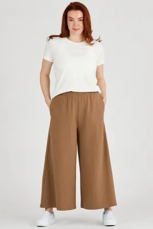 Tencel Cropped Capri Gaucho Pants