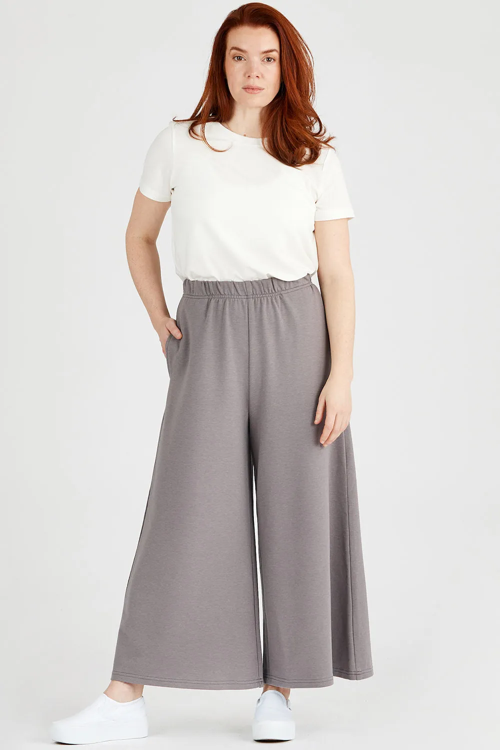 Tencel Cropped Capri Gaucho Pants