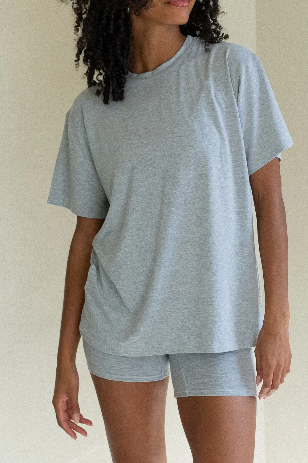 The Cool-Comf Lounge T-Shirt - Heather Gray