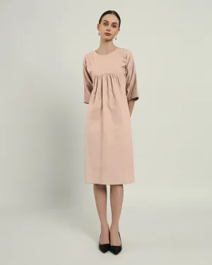 The Monrovia Daisy Bisque Linen Dress