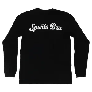 The Sports Bra Long Sleeve Tee (Black)