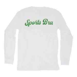 The Sports Bra Long Sleeve Tee (White)