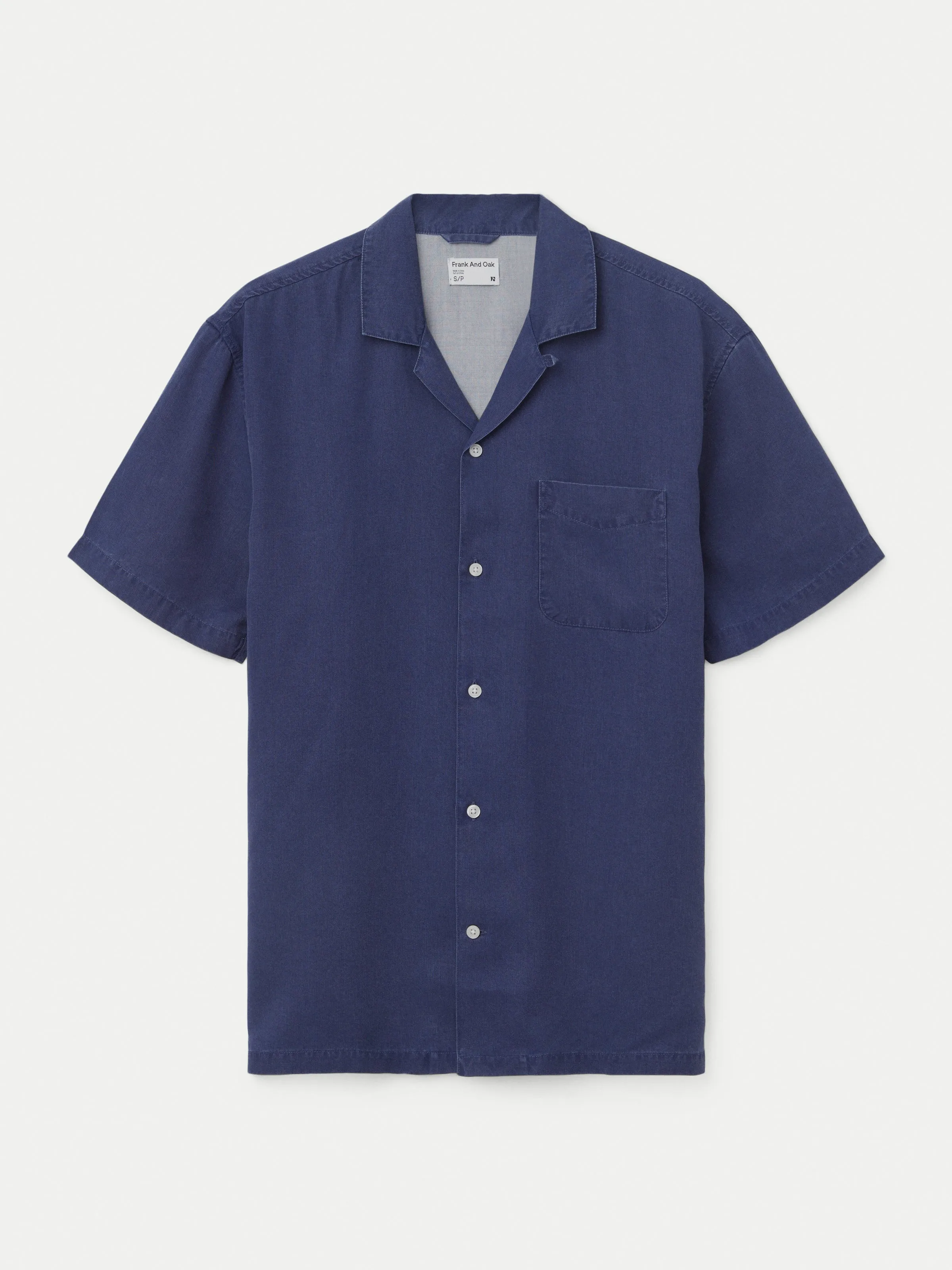 The Washed Camp Collar Shirt in Night Sky