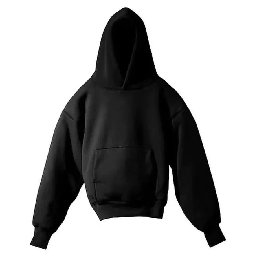 Thick fabric hq unisex hoodie front pockets and pullover