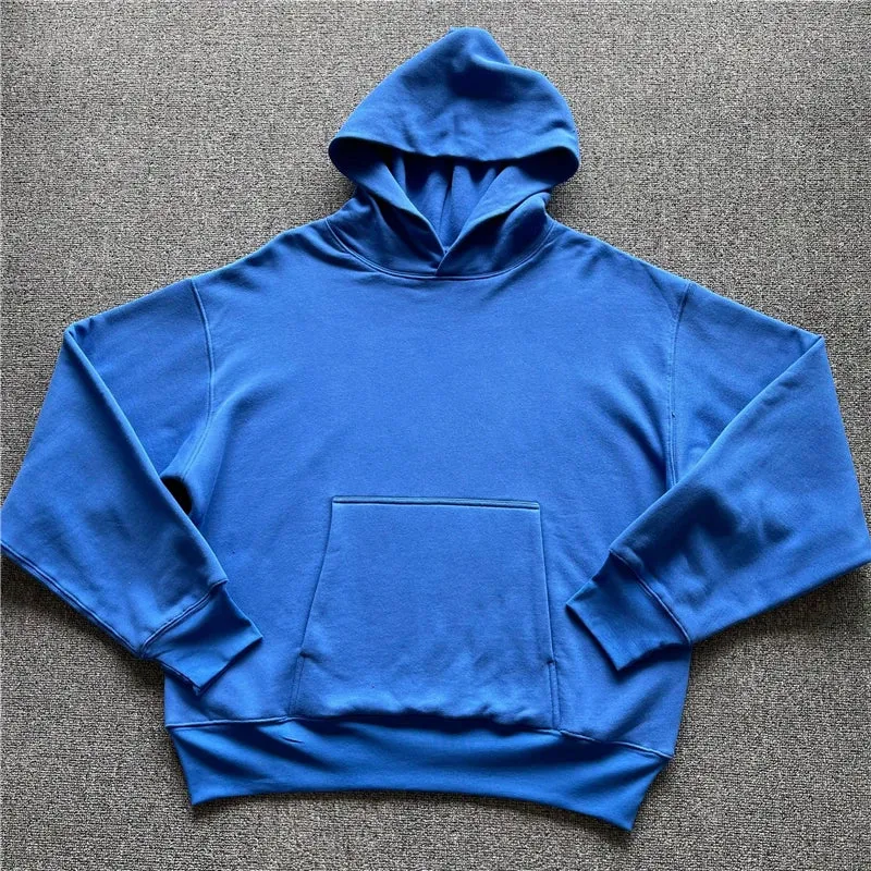 Thick fabric hq unisex hoodie front pockets and pullover