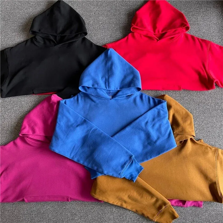 Thick fabric hq unisex hoodie front pockets and pullover