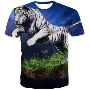 Tiger T shirts Men Animal T-shirts 3d Hip Hop Tshirt Anime Leopard Tshirts Novelty Harajuku Tshirt Printed Short Sleeve T shirts