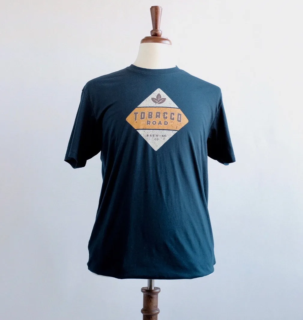 Tobacco Road Brewing Navy Short Sleeve Cotton T-Shirt