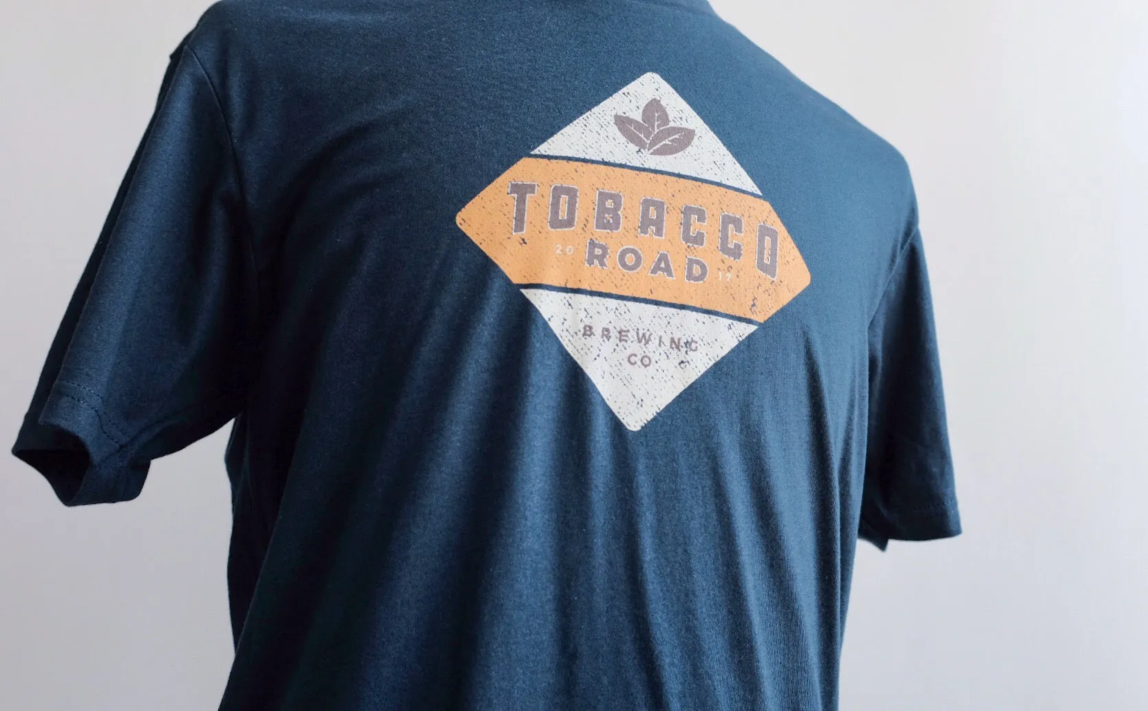 Tobacco Road Brewing Navy Short Sleeve Cotton T-Shirt