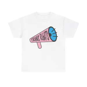 Trans Rights - Gender Neutral Heavy Cotton T-Shirt White