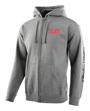 Troy Lee Designs Speed Zip Up Hoodie Gunmetal Heather