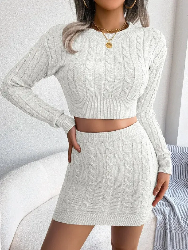 Twist Knit 2-Piece Women's Set