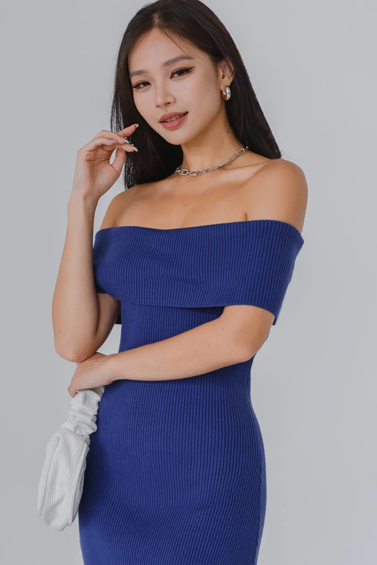 Unconditional Knit Dress (Cobalt)