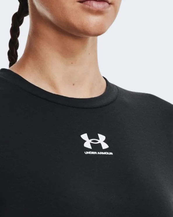 Under Armour Rival Terry Crew Women Training Sweatshirt Black 1369856-001