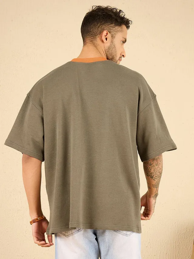 Unisex Embroidered Oversize T-shirt