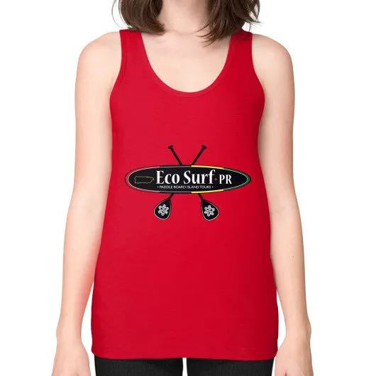 Unisex Fine Jersey Tank (on woman)