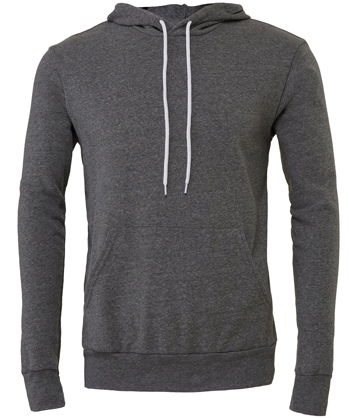 Unisex polycotton fleece pullover hoodie | Deep Heather