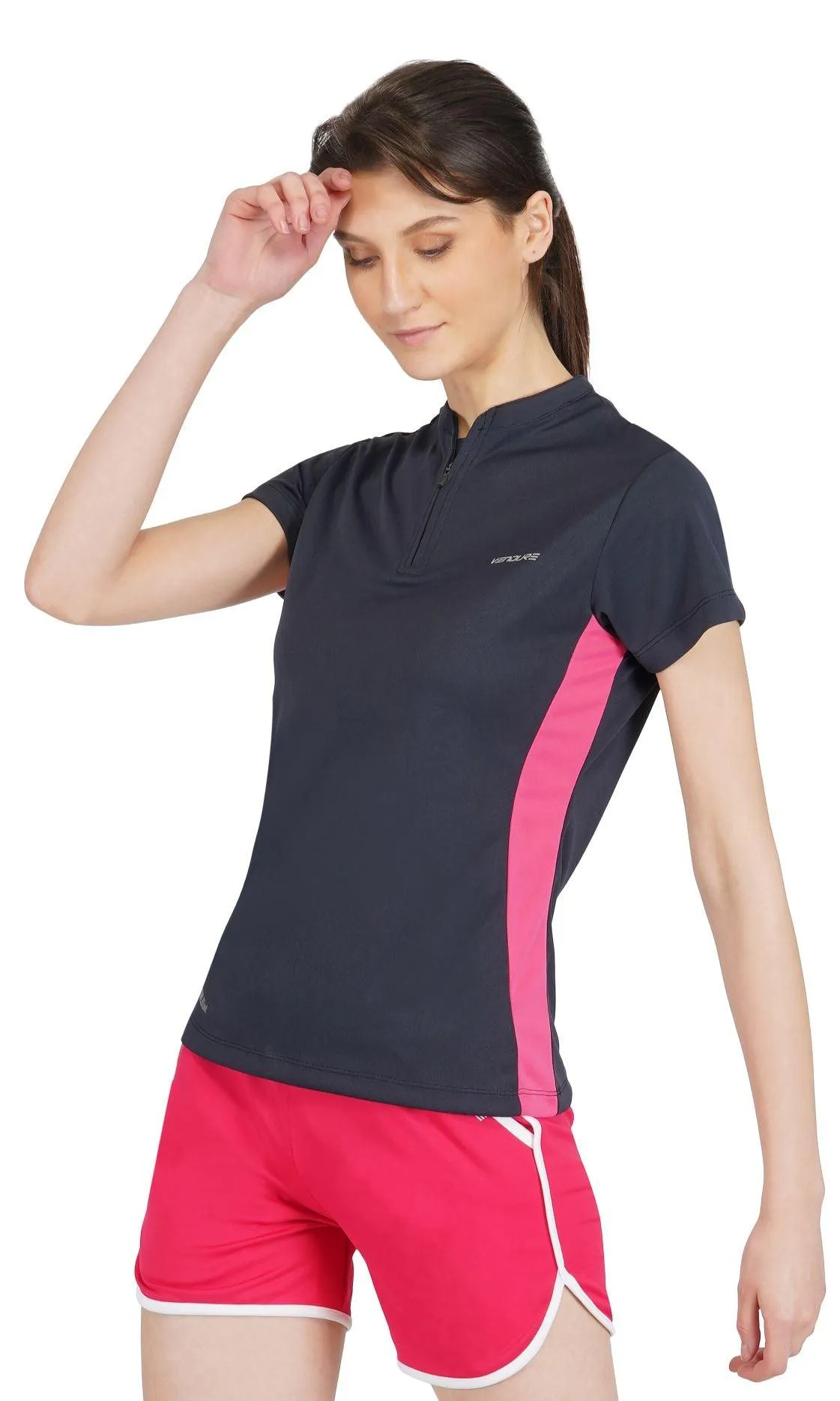 Vendure Sports COOLBlast Zip Up Sports T-Shirt | Women | KIBI Sports