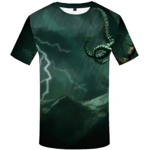 Venom T shirts Men Mountain T-shirts 3d Lightning Tshirts Casual Gothic Tshirts Novelty Vintage Tshirt Printed Short Sleeve