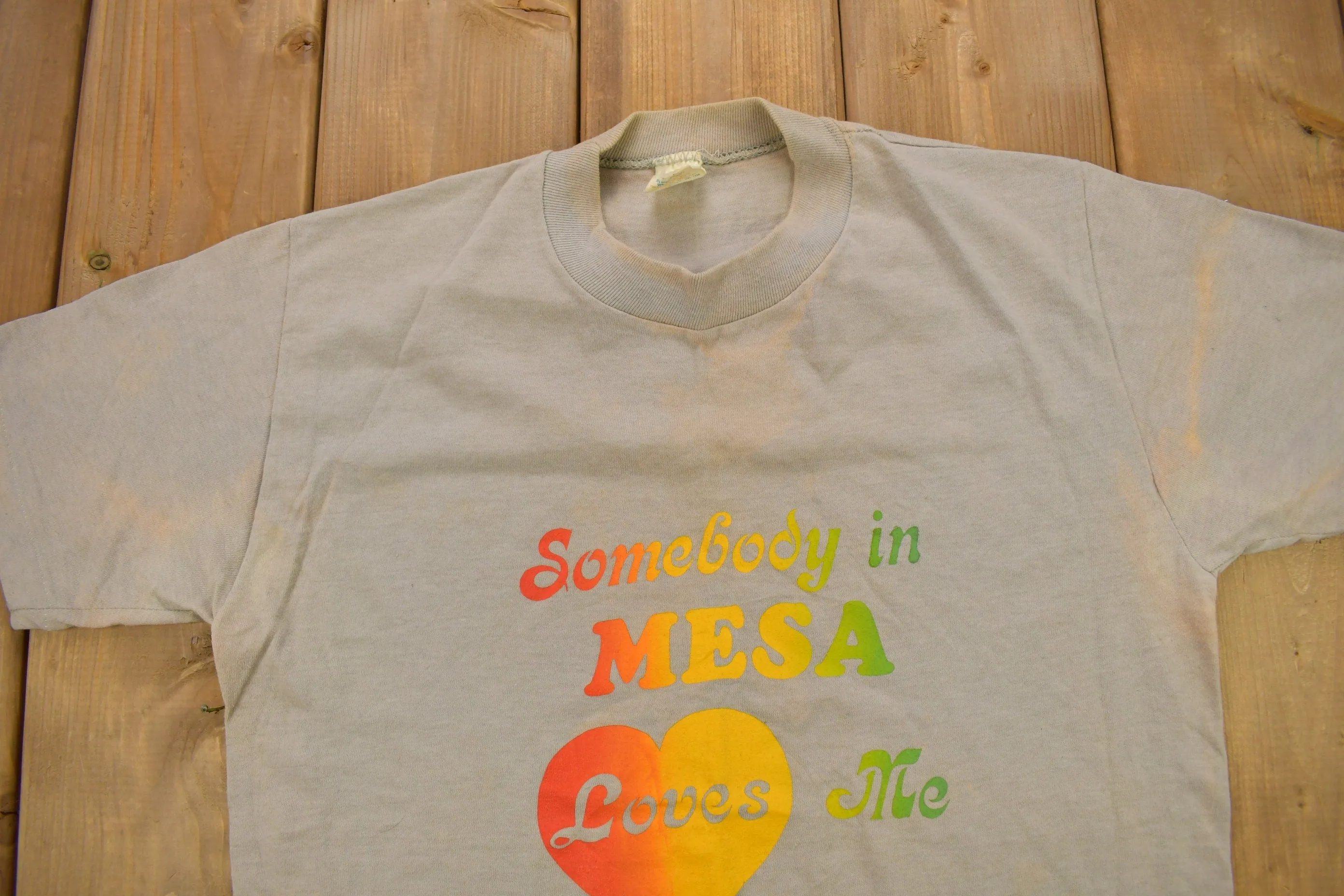 Vintage 1980s Somebody Loves Me In Mesa Souvenir T Shirt