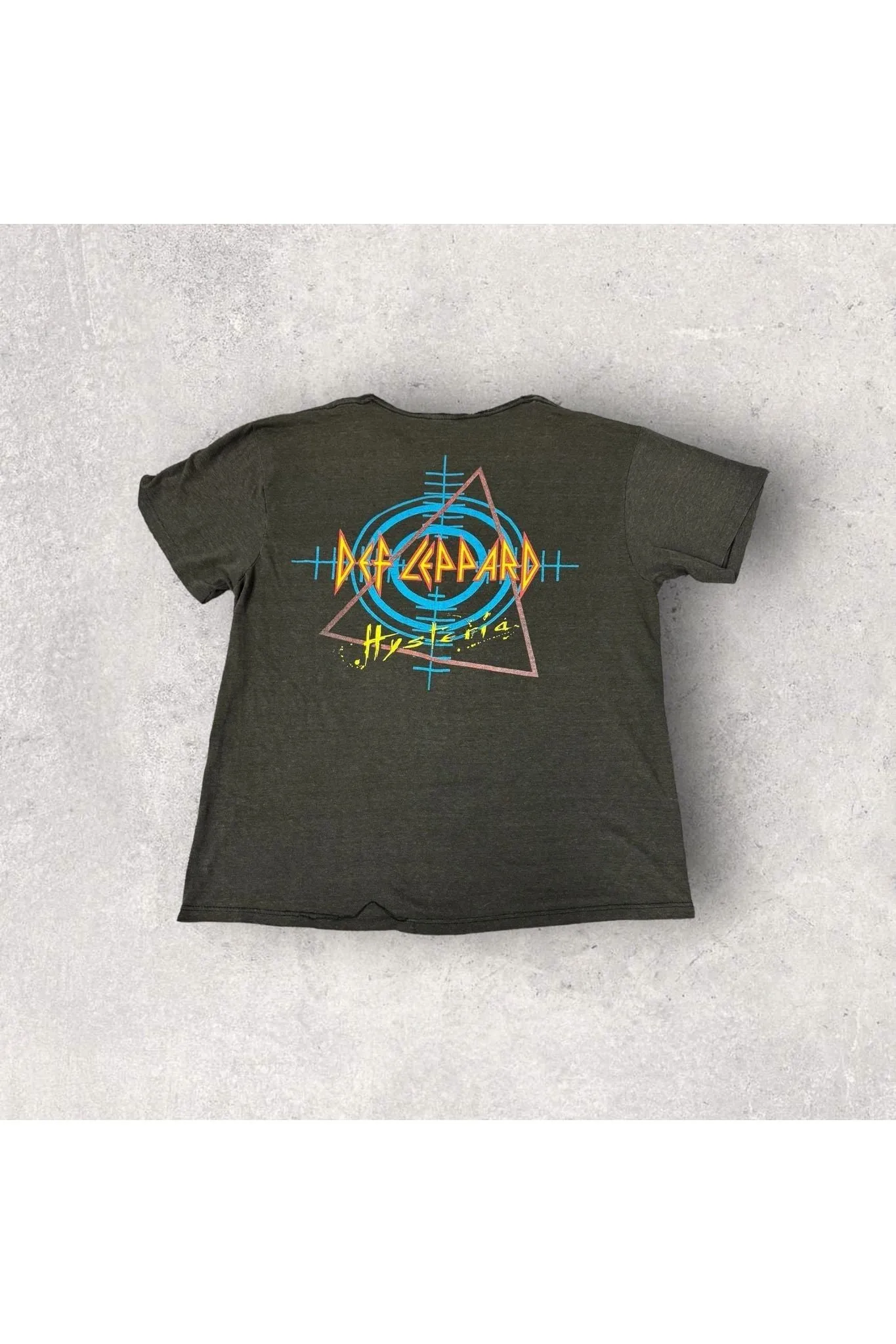 Vintage 1988 Def Leppard Hysteria Tee- L