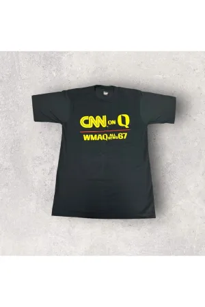 Vintage Best Screen Stars CNN on Q Radio Tee- M