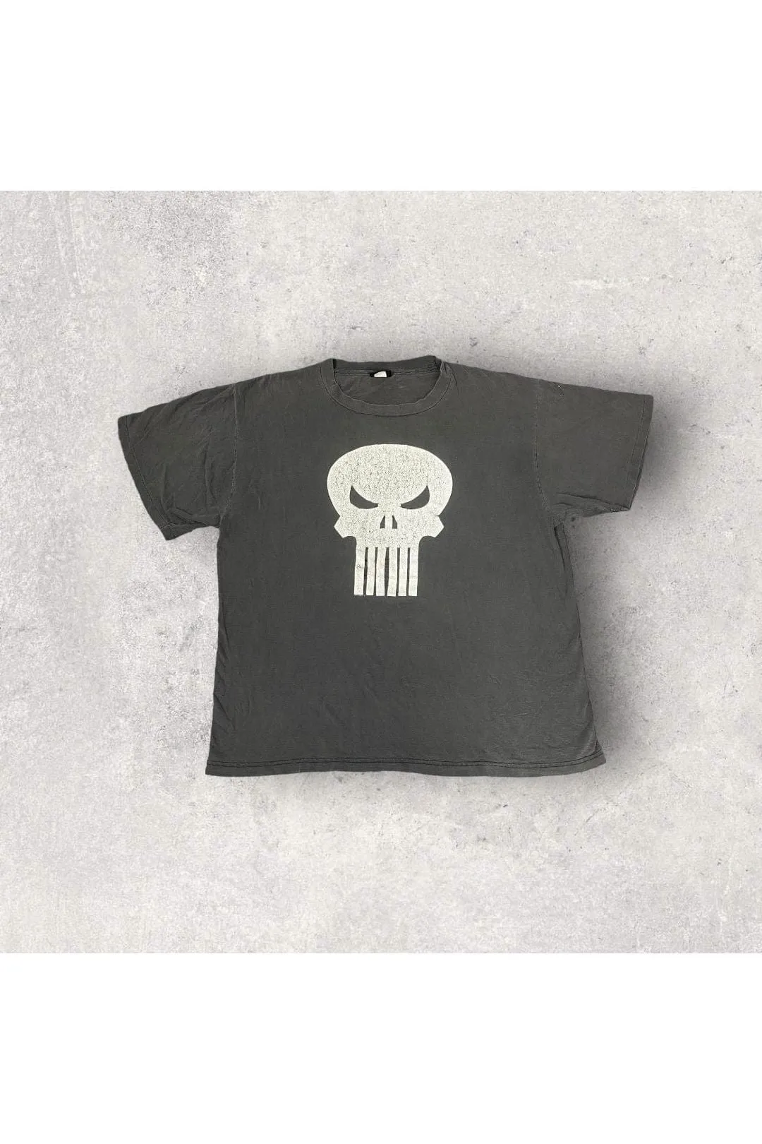 Vintage Changes Single Stitch Punisher Skull Logo Marvel Tee- XL