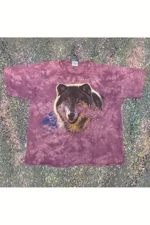 Vintage Gildan Habitat Wolf Tie-Dye Tee- XL