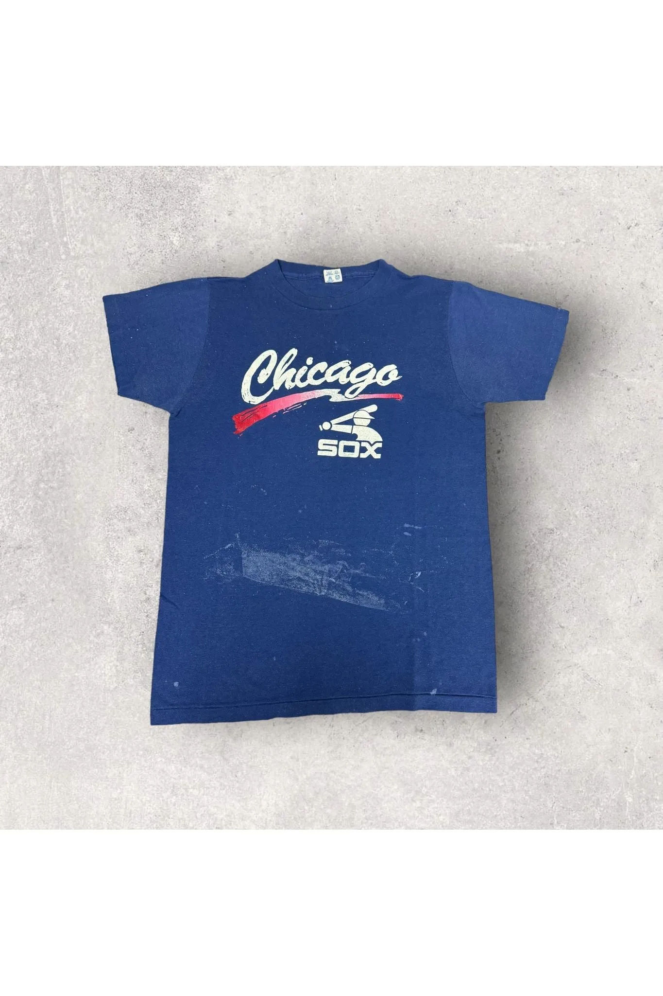 Vintage Made In USA 80s Champion Single Stitch Chicago Sox Tee- L