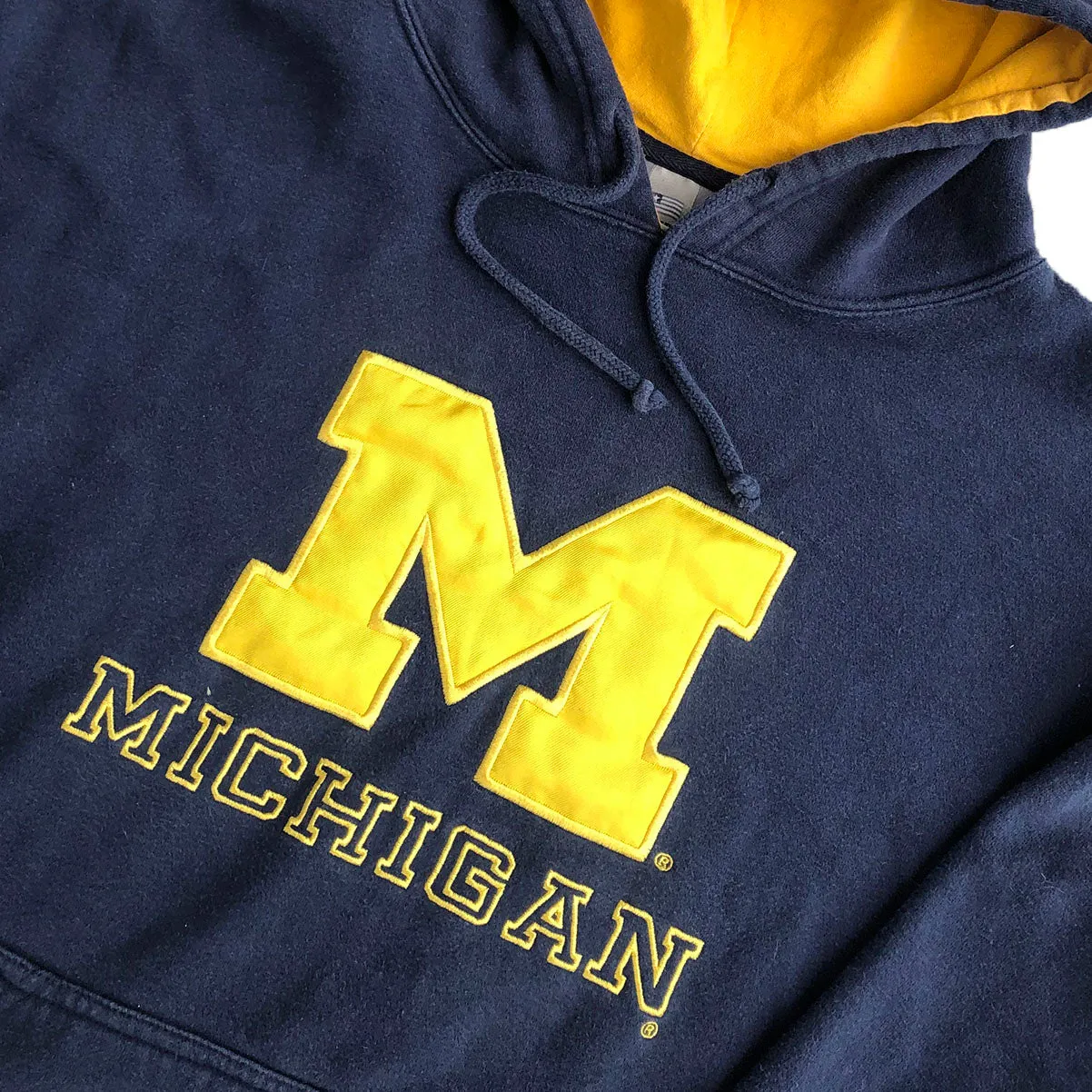 Vintage Michigan Wolverines Pullover Hoodie XL